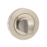 Mediterranean Bathroom Turn & Release M-WC-SN/NP Satin Nickel / Polished Nickel 13.37